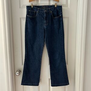Lauren Jeans Co Classic Bootcut Dark Wash Jeans Size 12